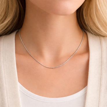 K&Co. Signature Jewellery Jada Snake Chain Necklace - SILVER