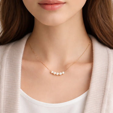 K&Co. Signature Jewellery Tara Pearl Necklace - GOLD