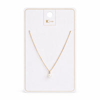K&Co. Signature Jewellery Erin Pearl Necklace - GOLD