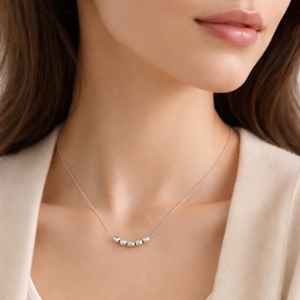 K&Co. Signature Jewellery Orla Bead Necklace - SILVER