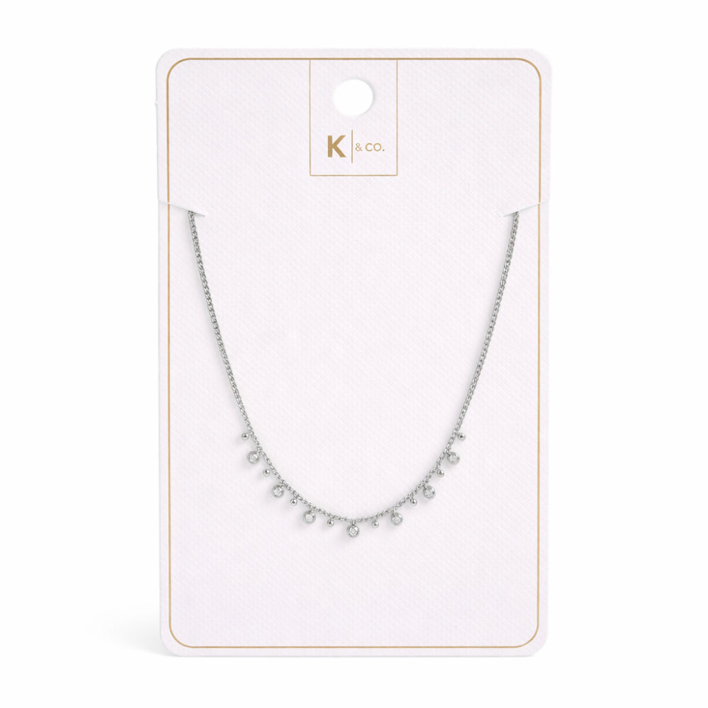 K&Co. Signature Jewellery Belle Jewel Necklace - SILVER