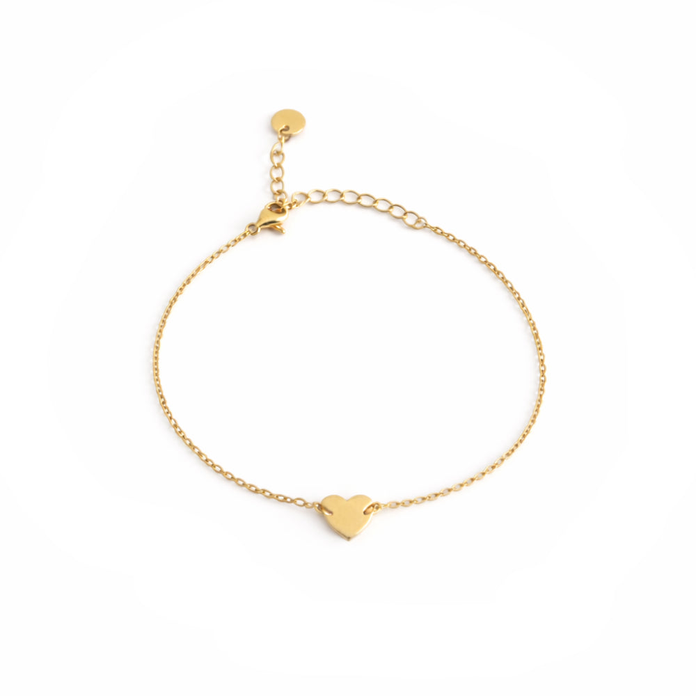 K&Co. Signature Jewellery Lia Heart Bracelet - GOLD