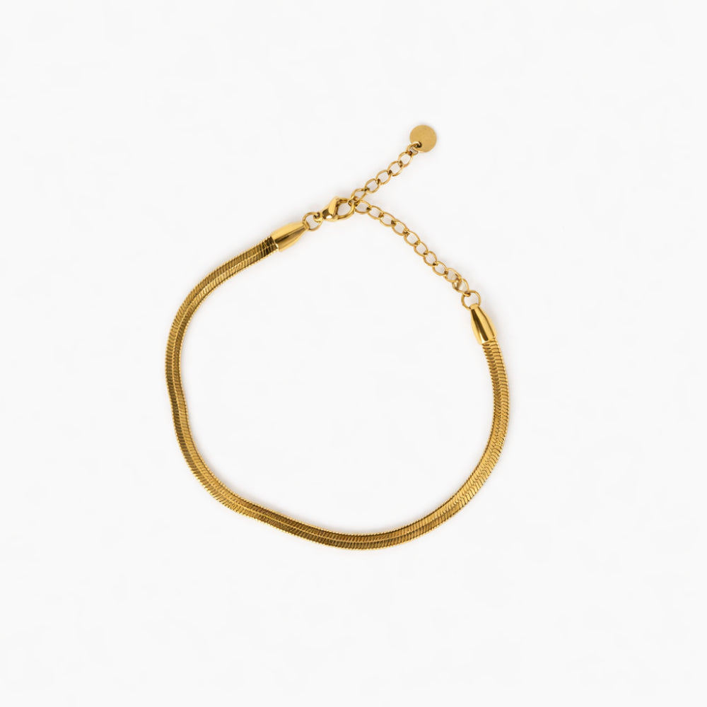 K&Co. Signature Jewellery Jada Snake Chain Bracelet - GOLD