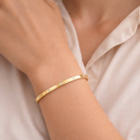 K&Co. Signature Jewellery Tiana Bangle Bracelet - GOLD