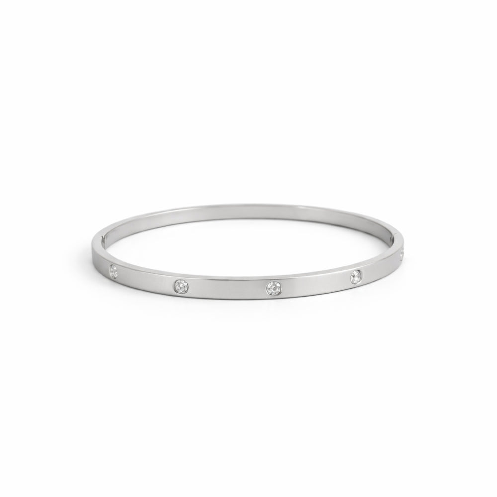 K&Co. Signature Jewellery Tiana Bangle Bracelet - SILVER
