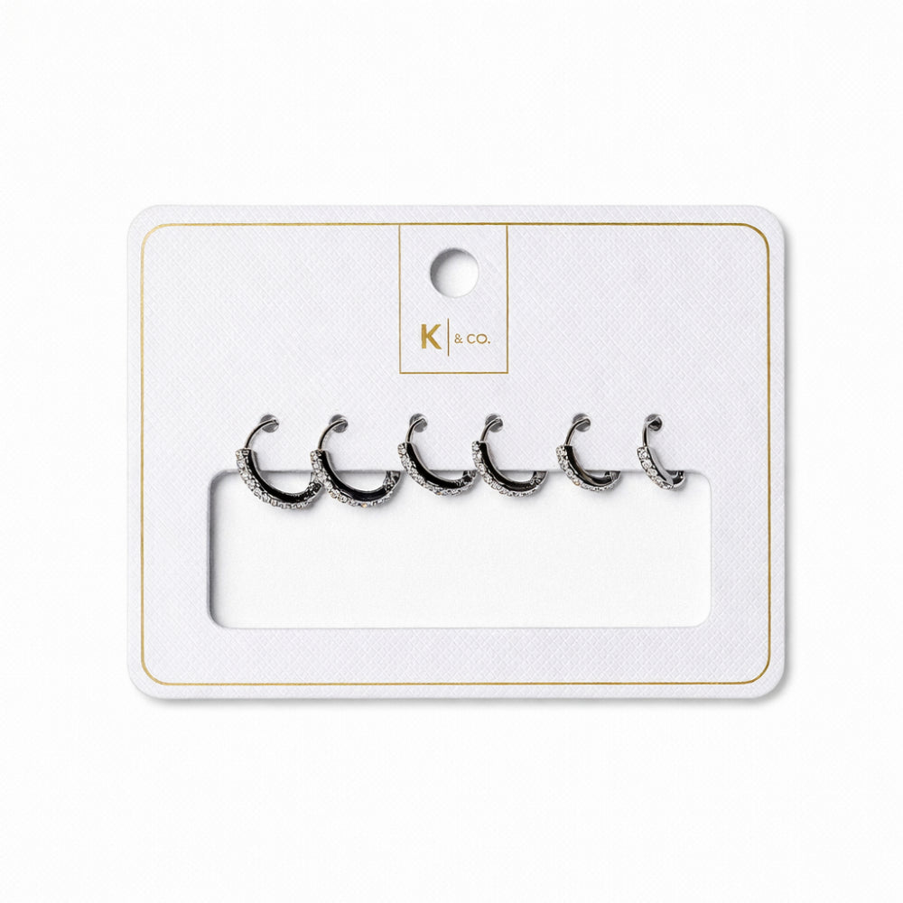 K&Co. Signature Jewellery Belle Earring Set - SILVER