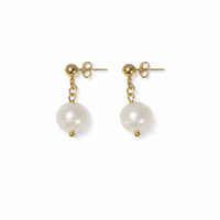 K&Co. Signature Jewellery Erin Pearl Earrings - GOLD