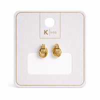 K&Co. Signature Jewellery Kiara Knot Earrings - GOLD