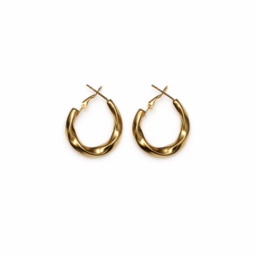 K&Co. Signature Jewellery Georgia Twist Earrings - GOLD