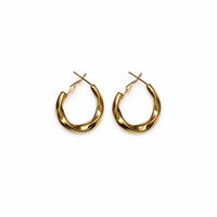K&Co. Signature Jewellery Georgia Twist Earrings - GOLD