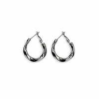K&Co. Signature Jewellery Georgia Twist Earrings - SILVER