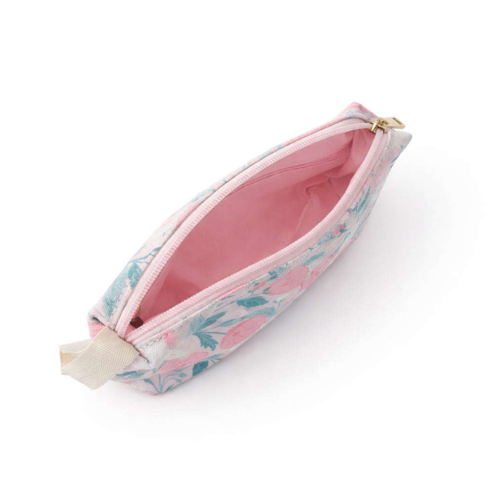 Petal Series Printed Makeup Bag Small - PETAL PINK