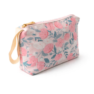 Petal Series Printed Makeup Bag Large -PETAL PINK