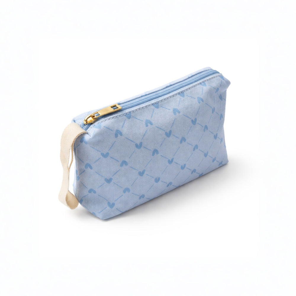 Petal Series Printed Makeup Bag Small - HEARTS