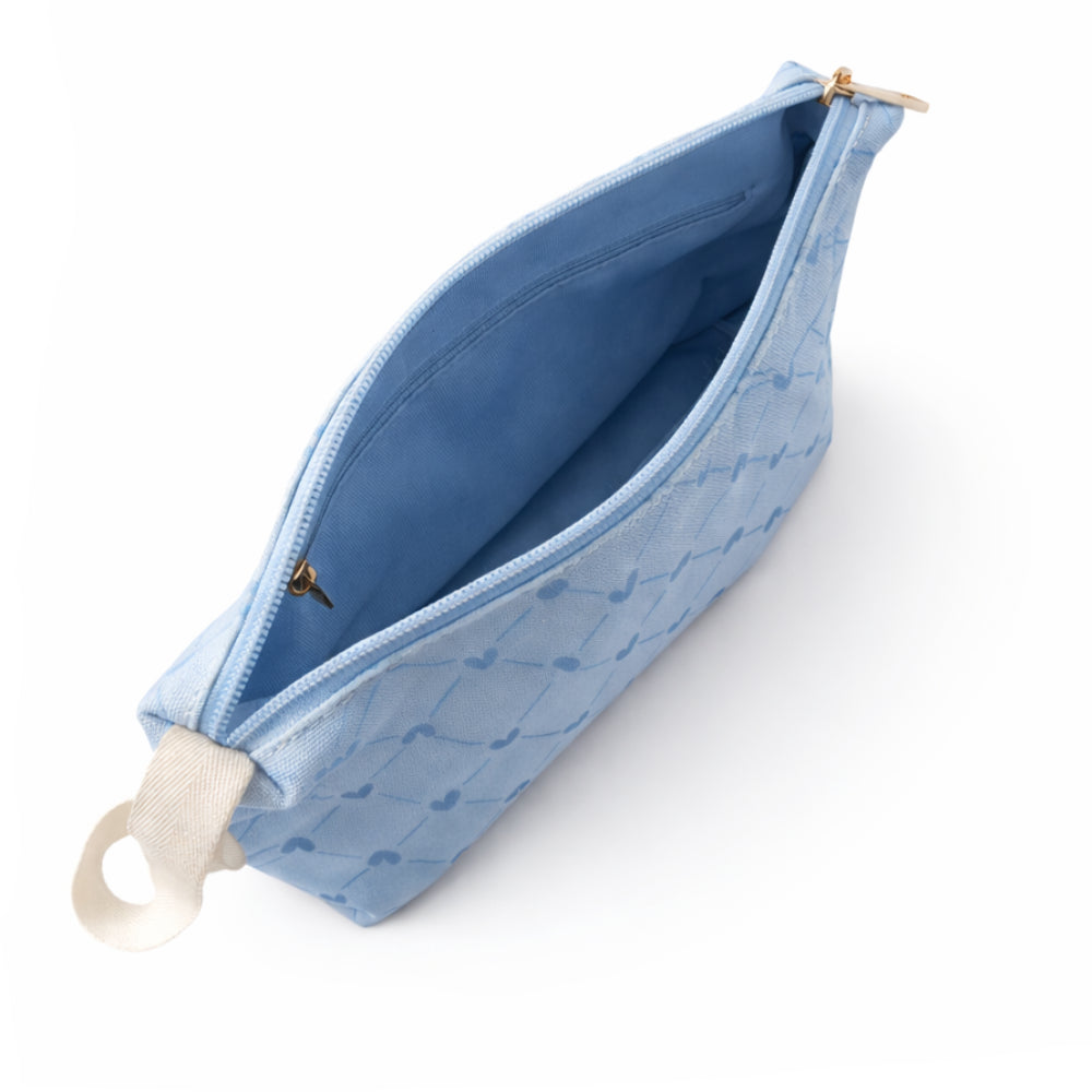 Petal Series Printed Makeup Bag Large - HEARTS