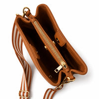 K&Co. Signature Series Textured Strap Bucket Bag - TAN