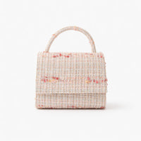 K&Co. Petal Series Boucle Top Handle Side Bag  - PINK