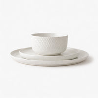 K&Co. Versaille Dinner Set 12pc - BONE