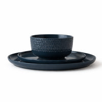 K&Co. Versaille Dinner Set 12pc - SLATE