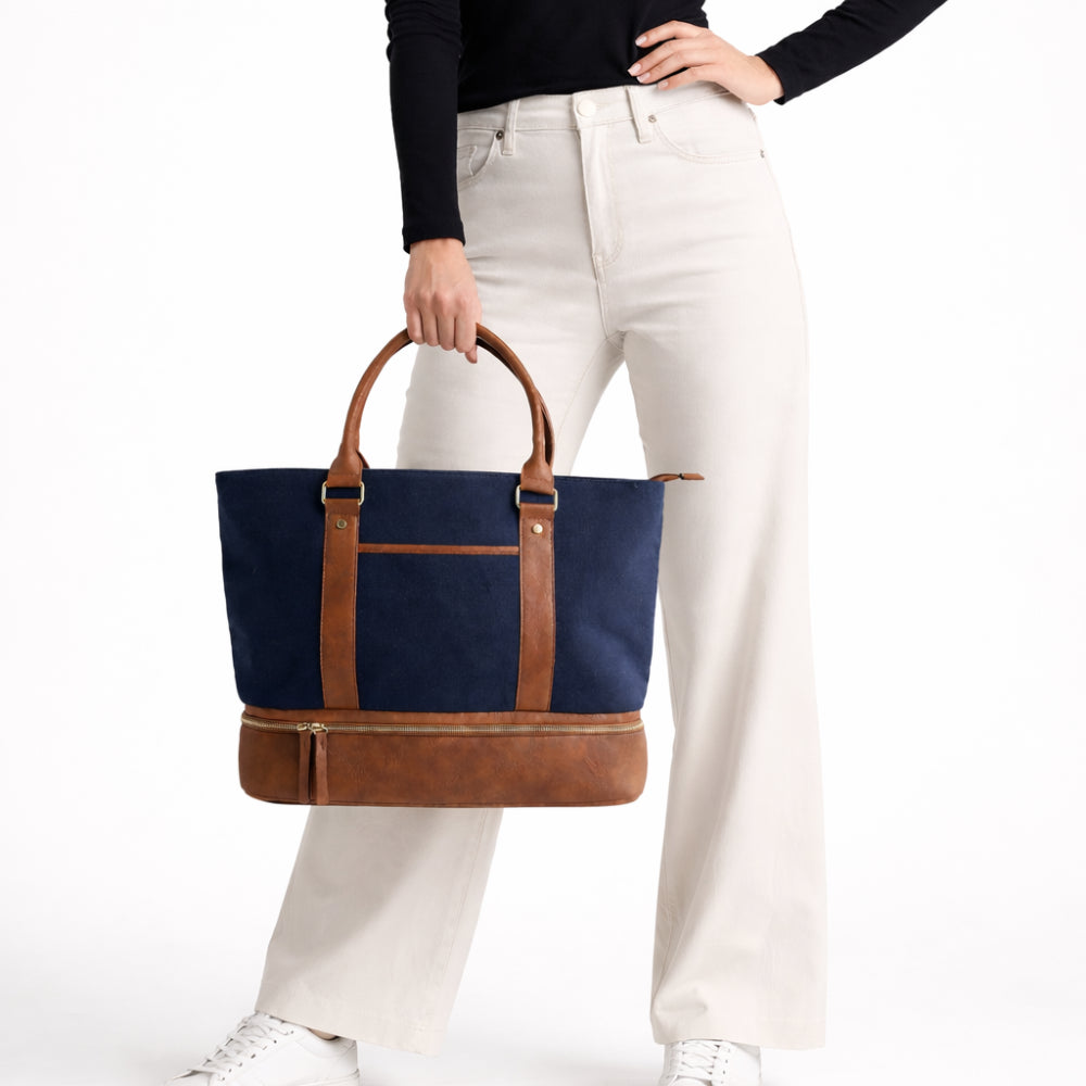 K&Co. Journey Collection Travel Tote Bag - NAVY – Kaisercraft