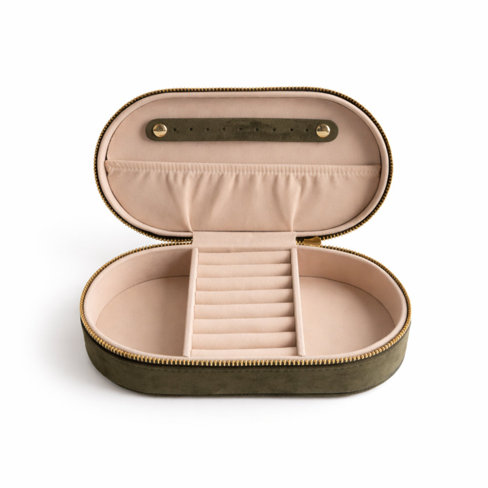 K&Co. Journey Collection Travel Jewellery Case - KHAKI