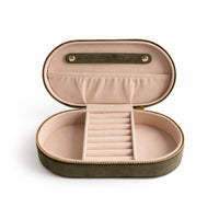 K&Co. Journey Collection Travel Jewellery Case - KHAKI