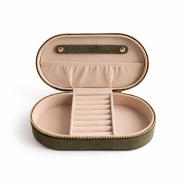 K&Co. Journey Collection Travel Jewellery Case - KHAKI
