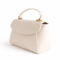 K&Co. Journey Collection Handle Side Bag - BEIGE