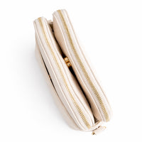 K&Co. Journey Collection Dome Side Bag - BEIGE