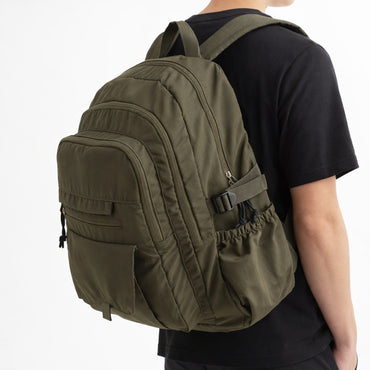 K&Co. Journey Collection Nylon Travel Backpack - KHAKI