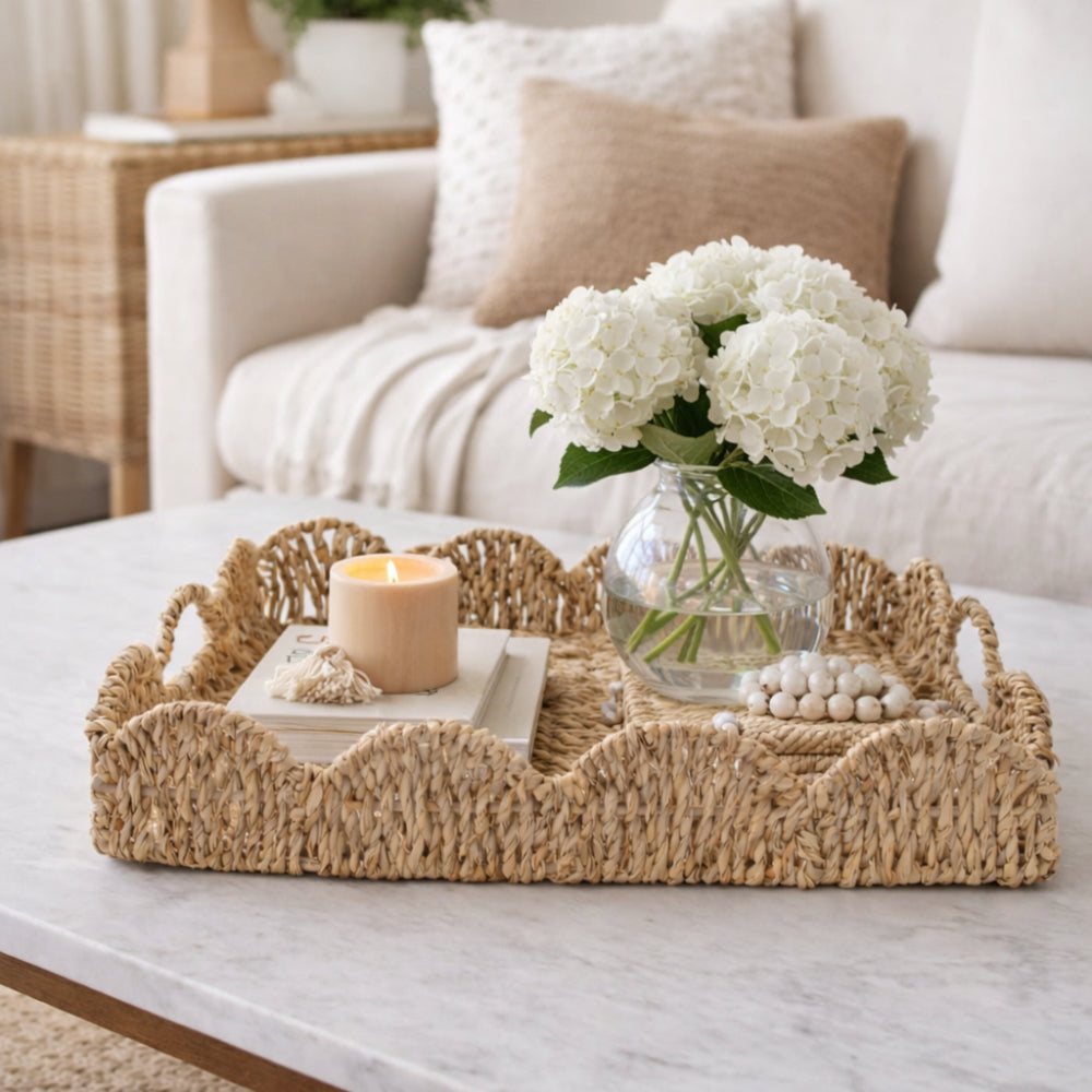 Lake House Collection Woven Tray