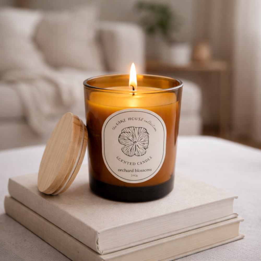Lake House Collection 240g Candle - ORCHARD BLOSSOM