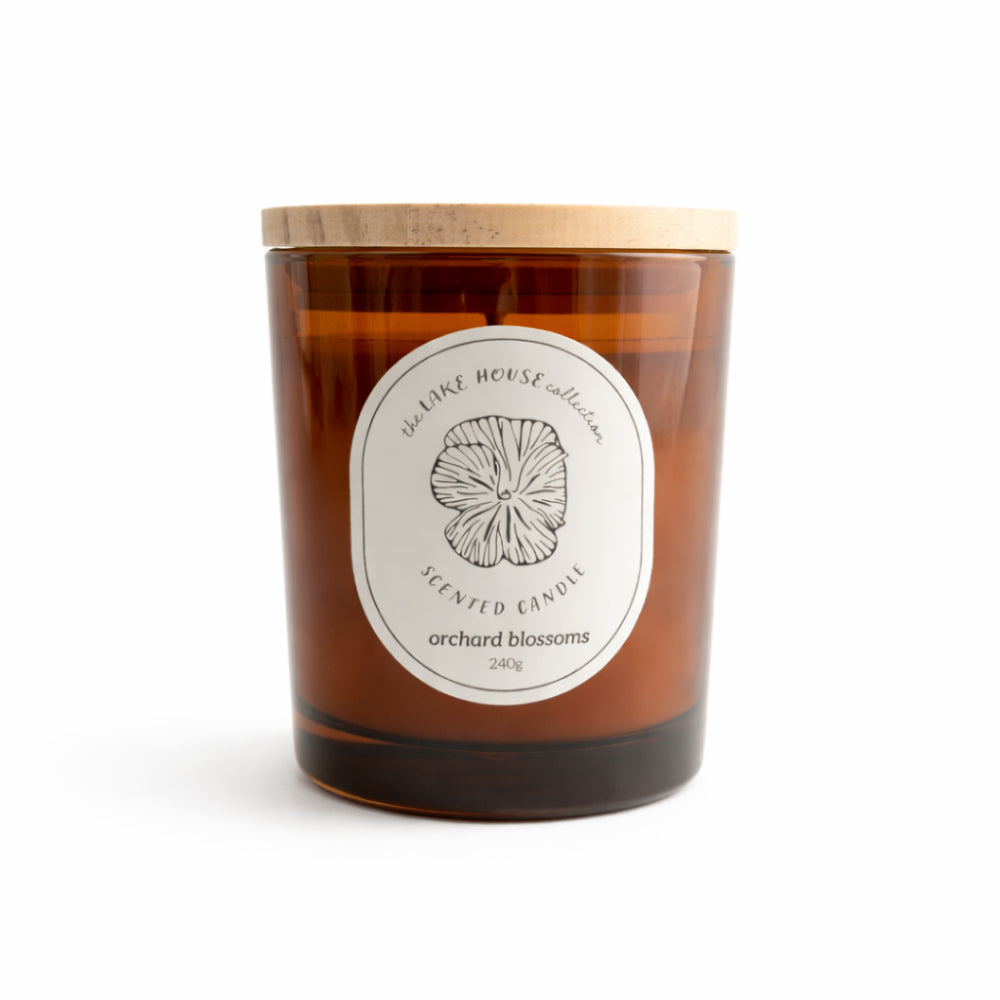 Lake House Collection 240g Candle - ORCHARD BLOSSOM