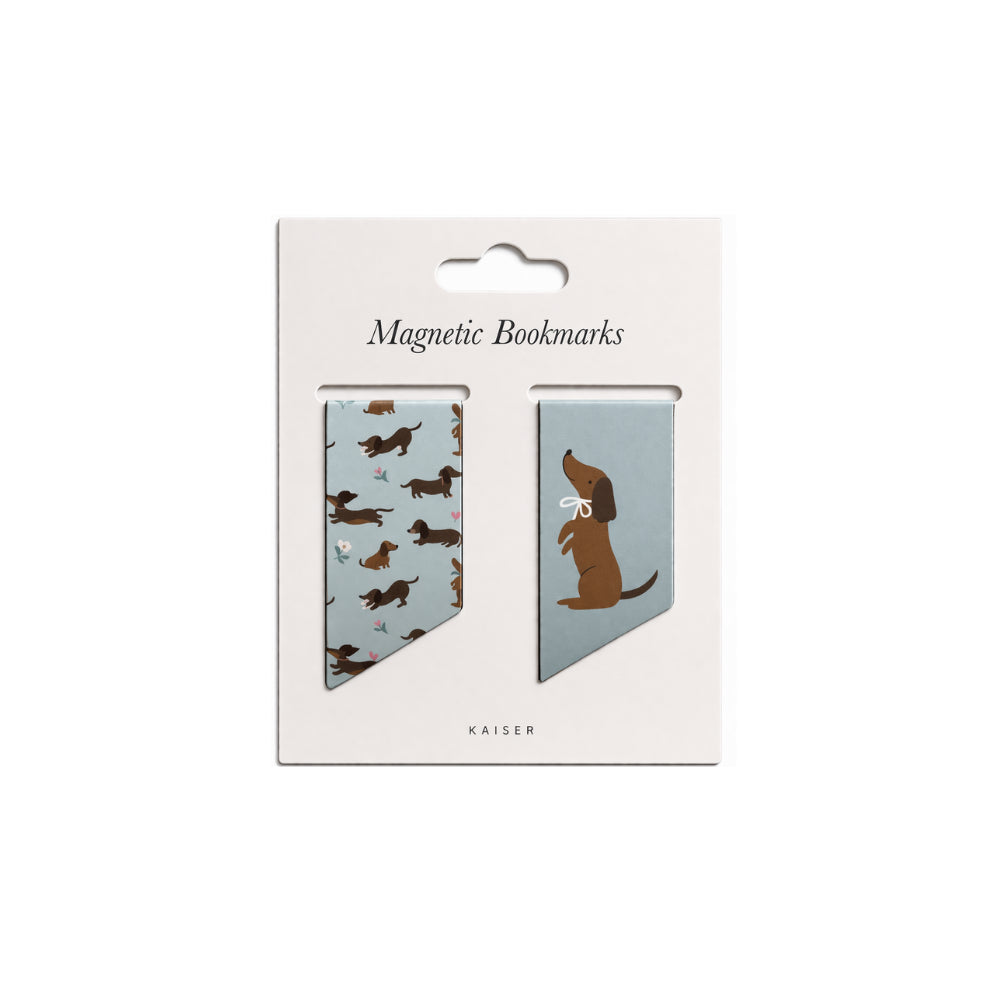 Kaiser Magnetic Bookmark 2pk - HAPPY PUPS MINT
