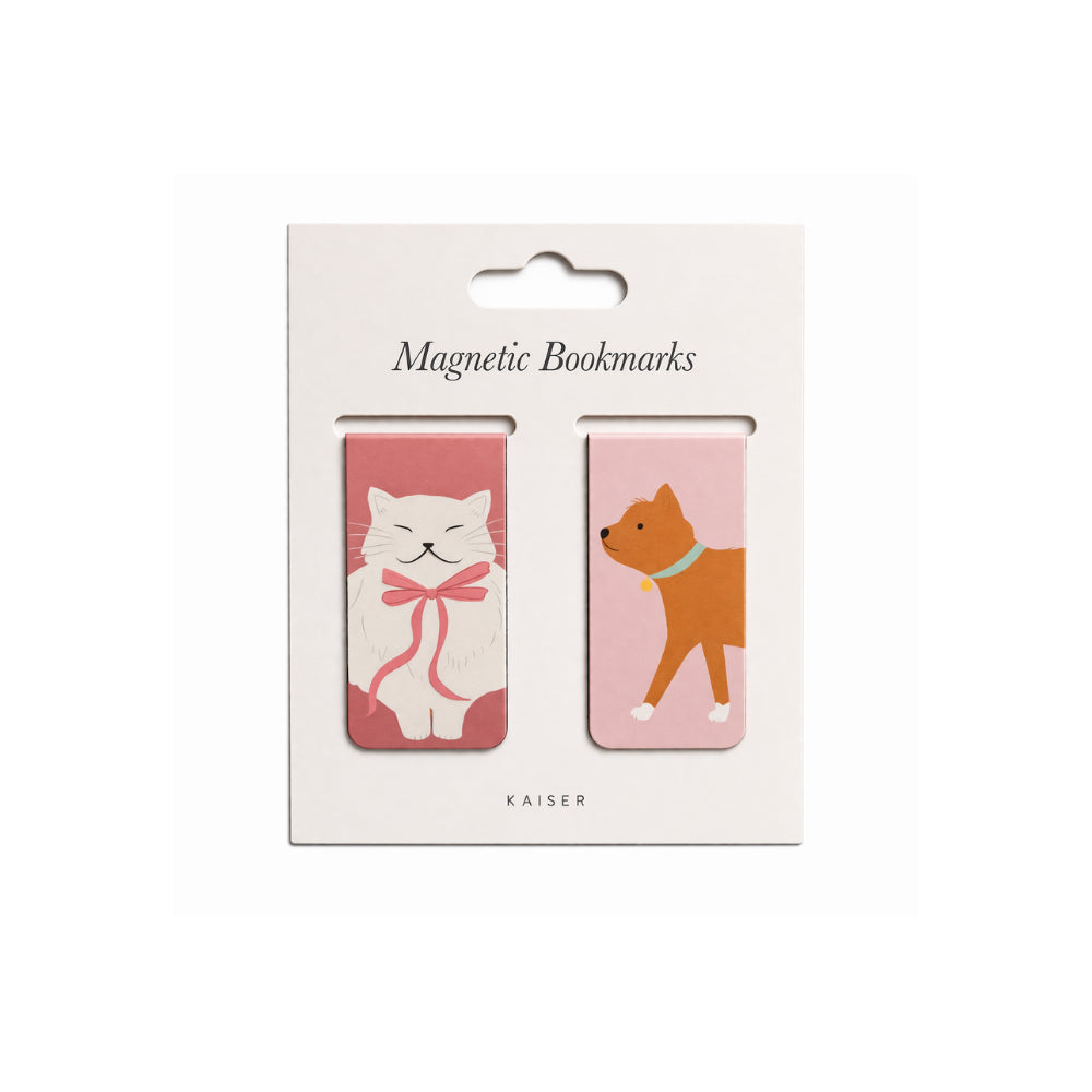 Kaiser Magnetic Bookmark 2pk - KIT-TEA CAT