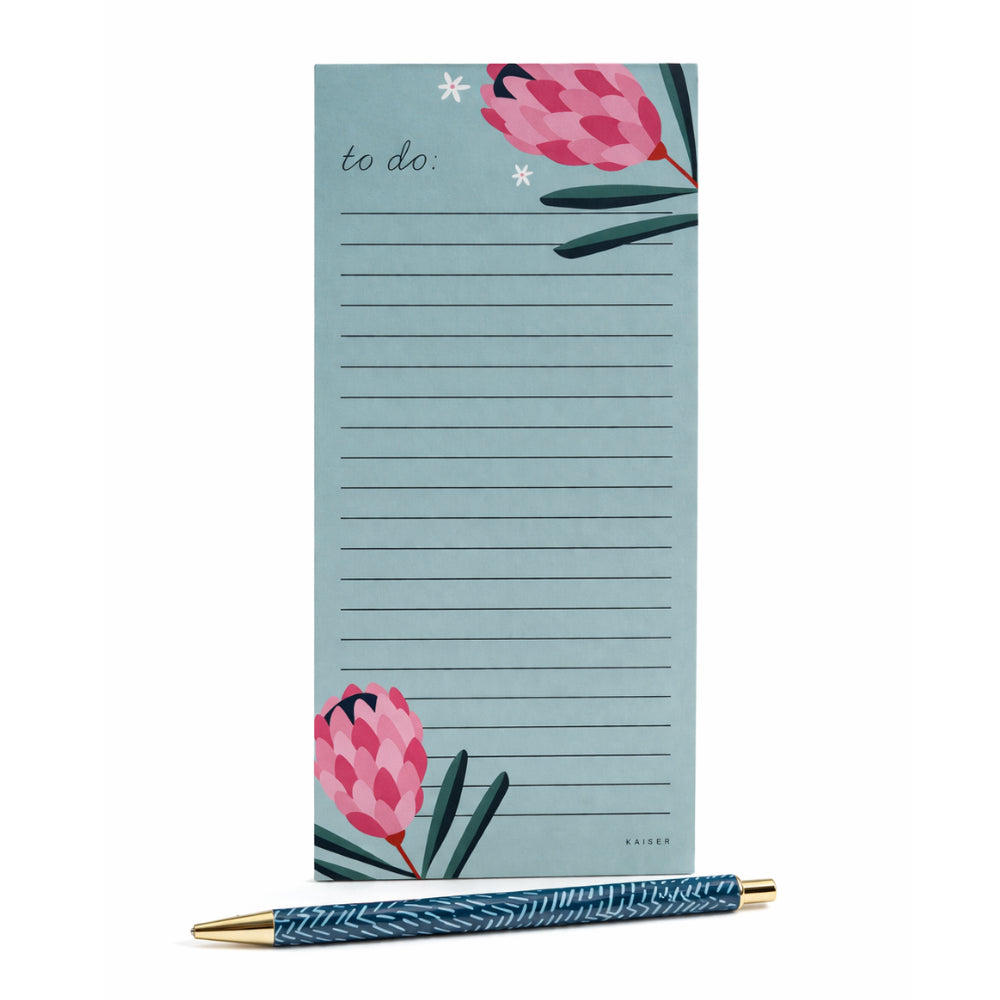 Kaiser List Notepad with Pen - INDIGO