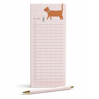 Kaiser List Notepad with Pen - KIT-TEA CAT