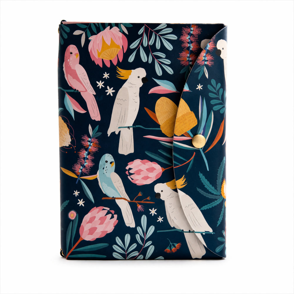 Kaiser 3pk A5 Notebook with Cover Set - INDIGO