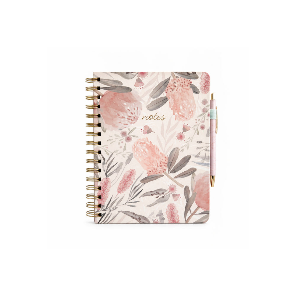 Kaiser Hardcover Notebook with Pen - BLOSSOMS