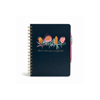 Kaiser Hardcover Notebook with Pen - INDIGO