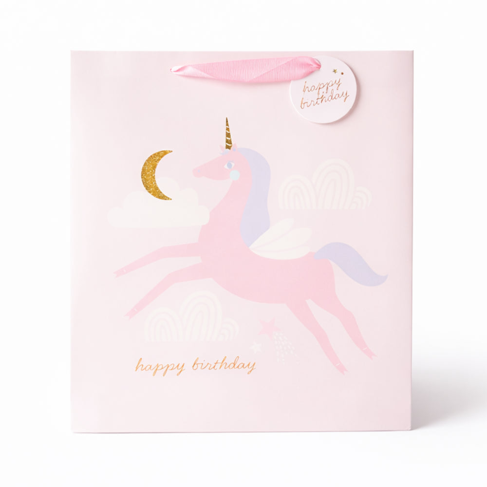 Large Gift Bag - UNICORN LEAP