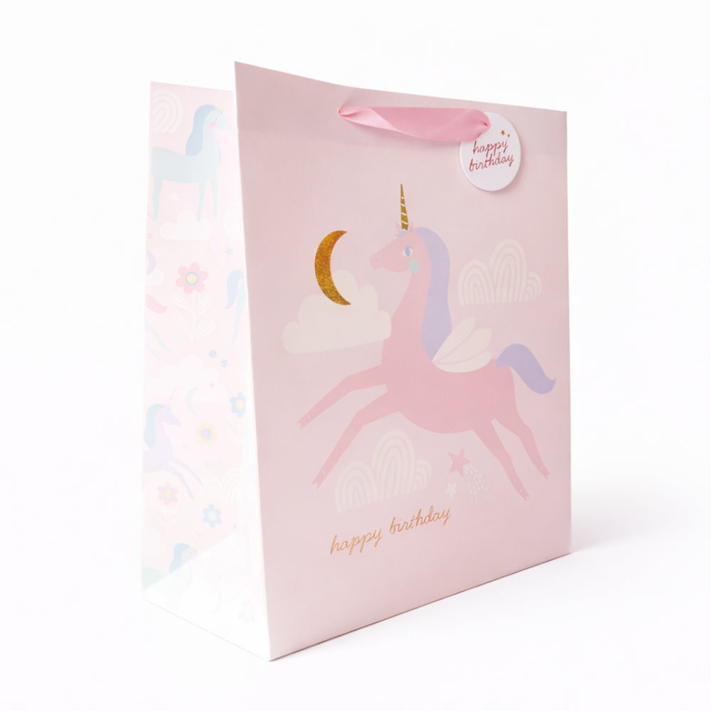 Large Gift Bag - UNICORN LEAP