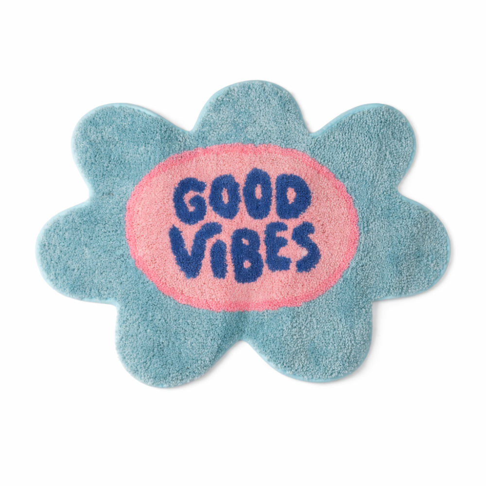 The Daisy Edit Bath Mat - GOOD VIBES