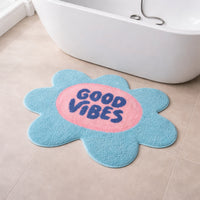 The Daisy Edit Bath Mat - GOOD VIBES