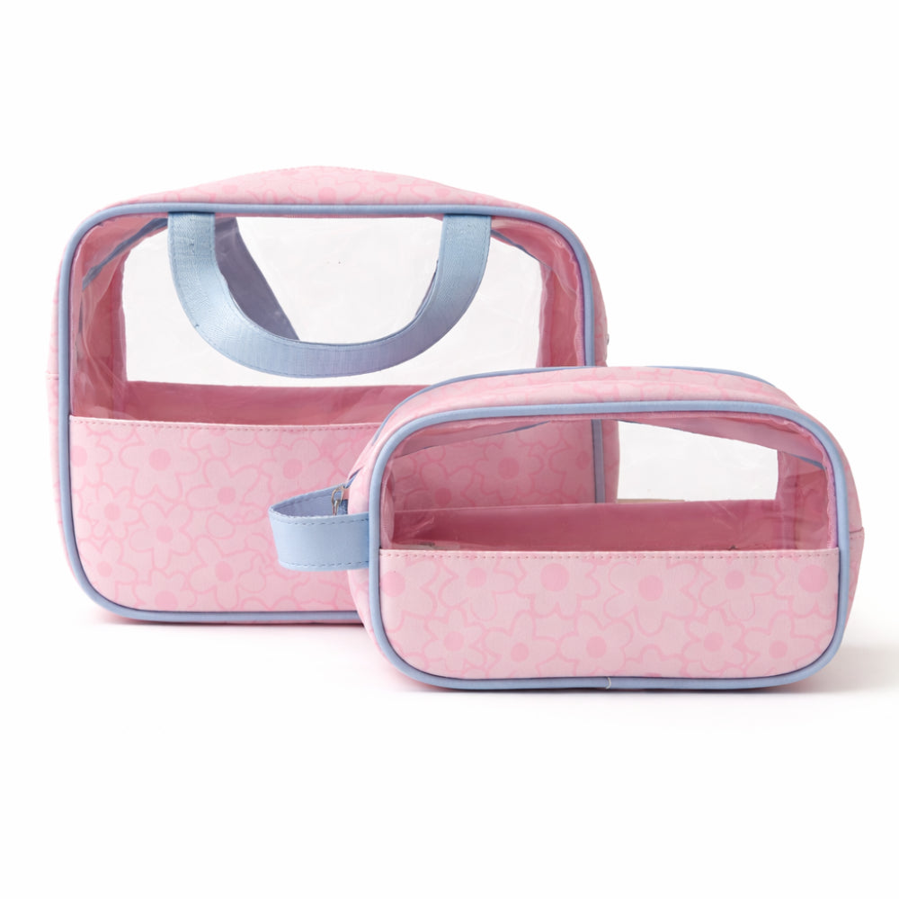 The Daisy Edit 2pc Makeup Bag Set - BLOOM