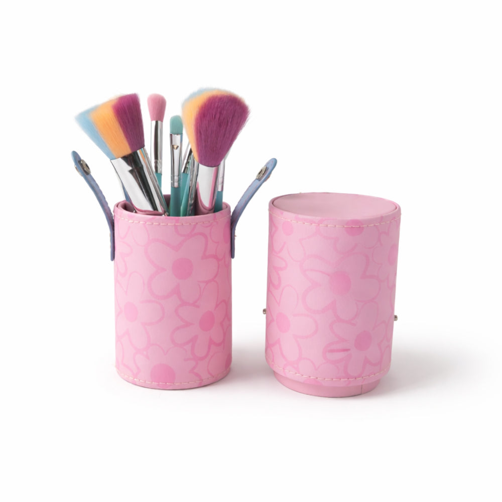 The Daisy Edit Makeup Brush Set with Case - BLOOM