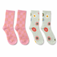 The Daisy Edit 2pk Sleep Socks - POSY