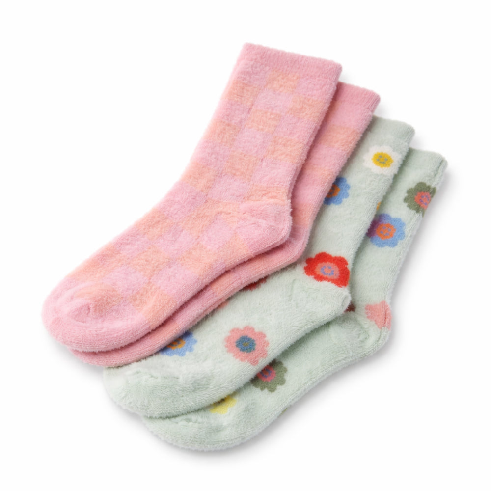 The Daisy Edit 2pk Sleep Socks - POSY