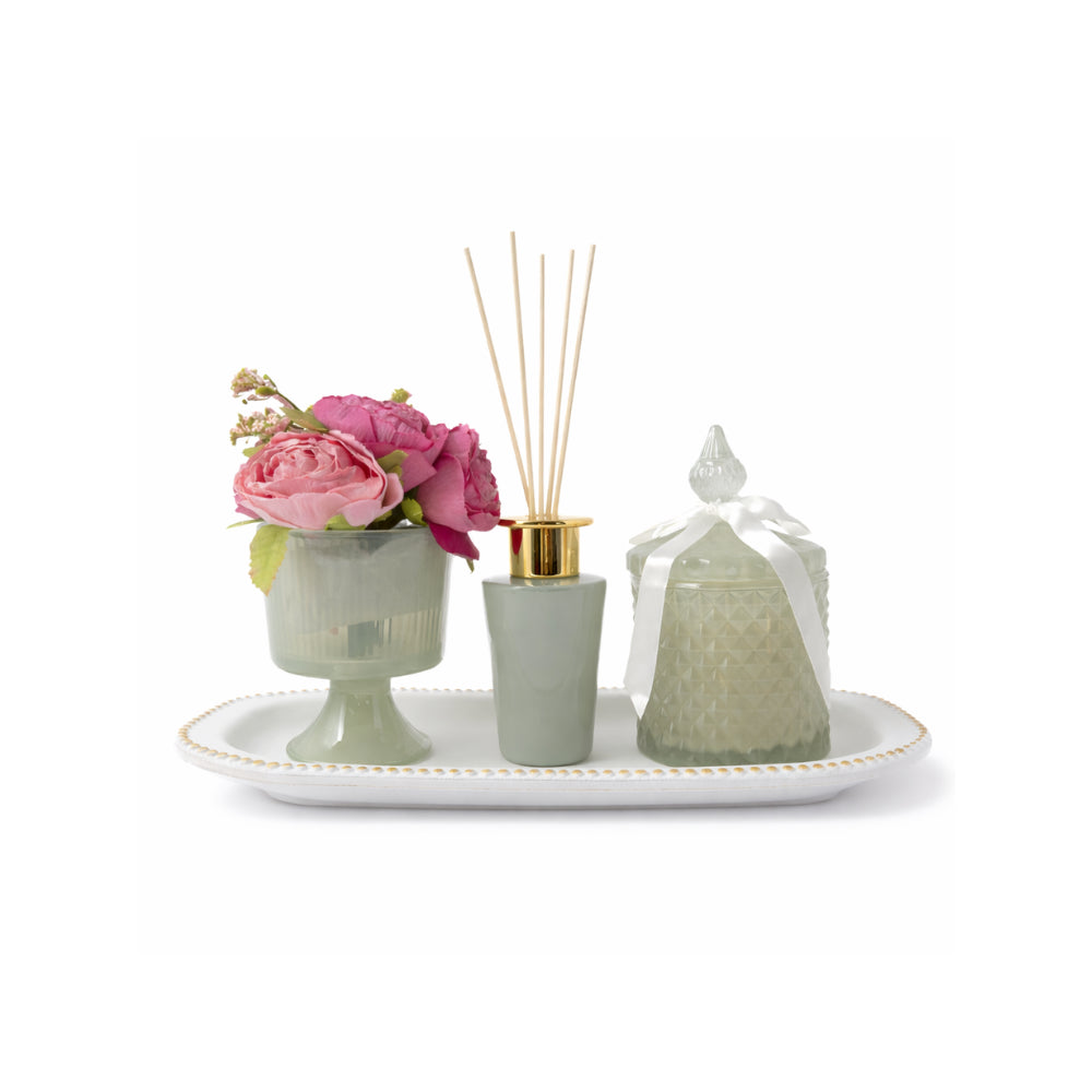 K&Co. Primrose Collection Floral Home Fragrance Set - SAGE