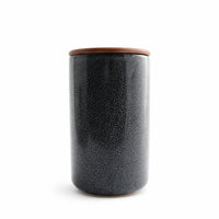 Lake House Collection Ceramic Large Canister - SLATE SPECKLE